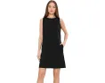 Маленькое черное платье NIC+ZOE Sleek Stretch облегающего кроя без рукавов
