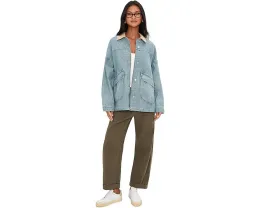 Джинсовая куртка Free People We The Free Lemon с контрастным воротником