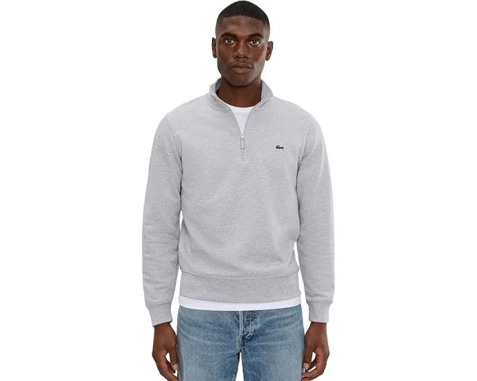 Толстовка Lacoste High Neck Zipped Fleece с высоким воротником на молнии