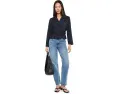 Укороченный тренчкот Petite Cropped Pinstripe с поясом Liverpool Los Angeles