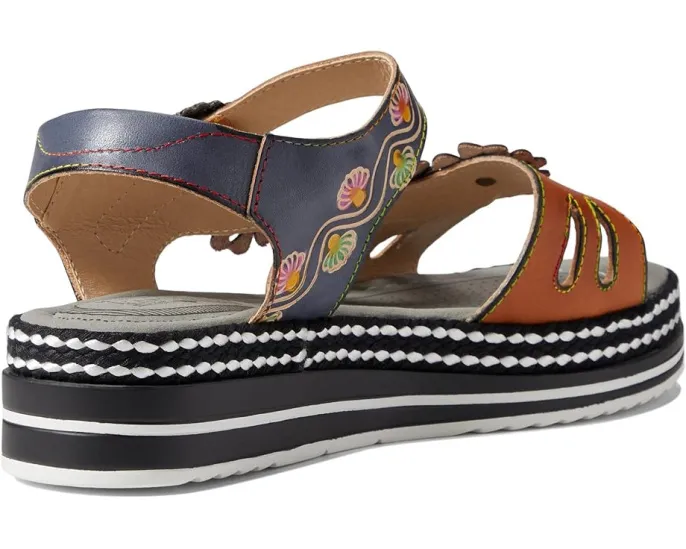 Босоножки Laga на платформе с цепочками и стразами