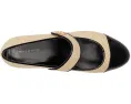 Туфли Tory Burch Cap-Toe Mary Jane Heel Ballet 25mm с контрастным носком