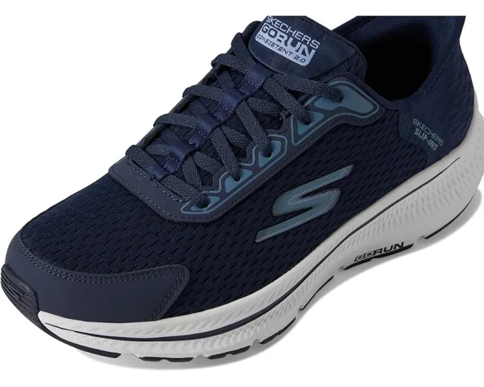 Кроссовки Skechers Go Run Consistent без шнурков Navy Blue