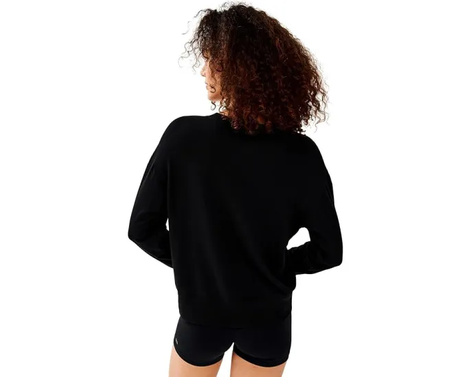 Толстовка Splits59 Sonja Fleece из мягкой ткани с рибаной отделкой