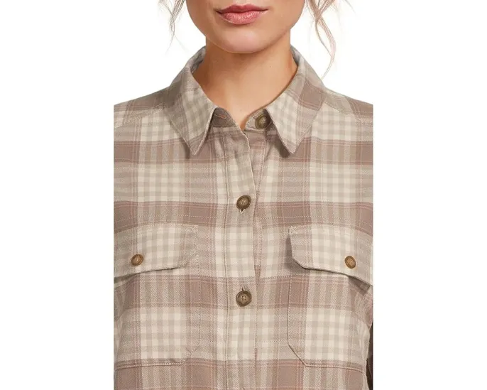 Royal Robbins куртка-рубашка Vista Flannel с утеплителем и карманами для рук