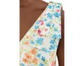 Floral Bow Strap A-Line Dress
