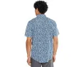 Hurley Lido Stretch Рубашка с коротким рукавом и карманом для очков