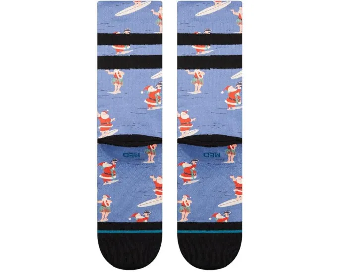 Носки Stance Surfing Santa Crew с принтом и поддержкой свода стопы