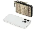 Кошелек AllSaints Remy Snake с шестигранным кольцом и тиснением под змею