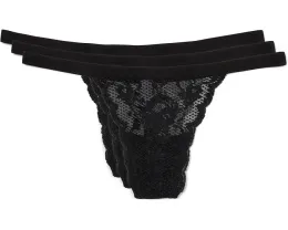 Набор из 3 стрингов Cosabella Never Say Never с кружевной вставкой