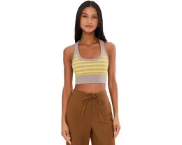 Спортивный бюстгальтер Go To Stripe с удлиненным кроем и широкой лентой под грудью