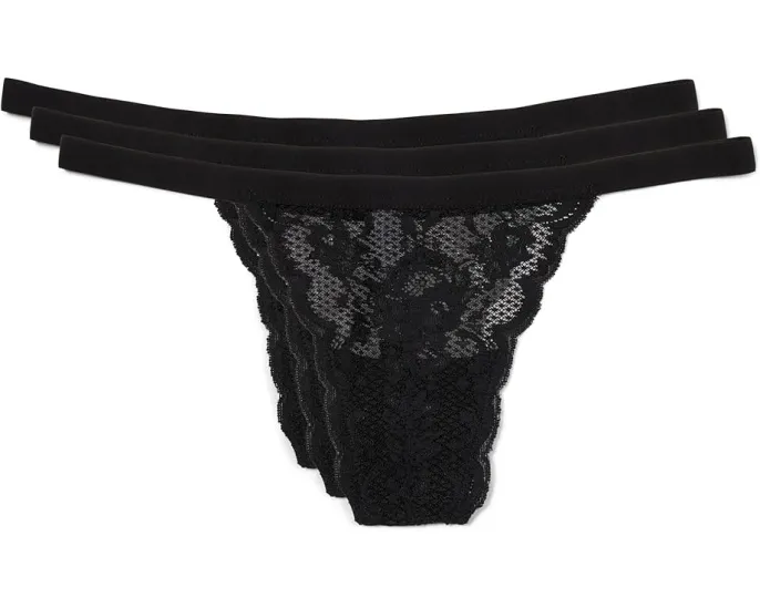 Набор из 3 стрингов Cosabella Never Say Never с кружевной вставкой