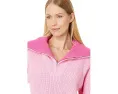 English Factory топ с воротником и рукавом 1/2