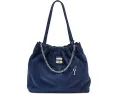 Сумка тоут The Denim Suede Cristina из денима с замшевой отделкой Marc Jacobs