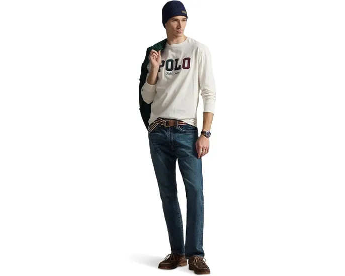 Футболка Polo Ralph Lauren Classic Fit с аппликацией в клетку и вышивкой