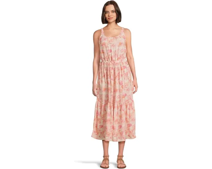 Splendid Макси-платье Sutton Floral с цветочным принтом и многоярусным дизайном