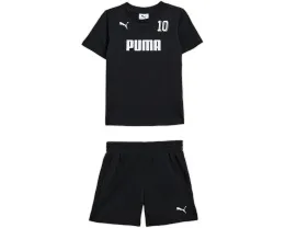 Детский набор футболка Puma с принтом и флисовые шорты