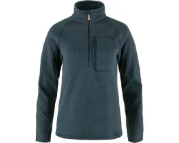 Fjällräven Övik Fleece 1/2 Zip с усиленными локтями из G-1000