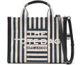 Средняя сумка-тоут Marc Jacobs The Stripe Canvas с полосатым принтом