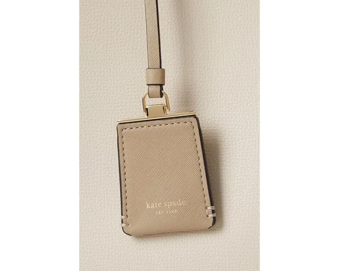 Kate Spade New York рабочая сумка тоут Suite из зернистой кожи с двумя отделениями