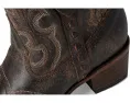 Ботинки Corral Boots L5917 с боковой молнией и вышивкой черно-коричневого цвета