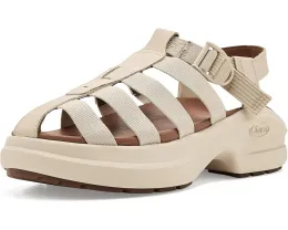 Сандалии Chaco Cushform Fisherman на платформе с кожаным верхом