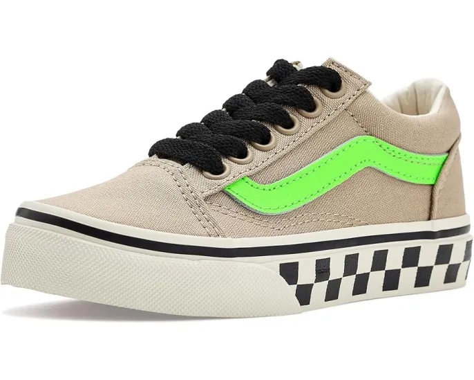 Кроссовки Vans Old Skool для детей из замши и канваса