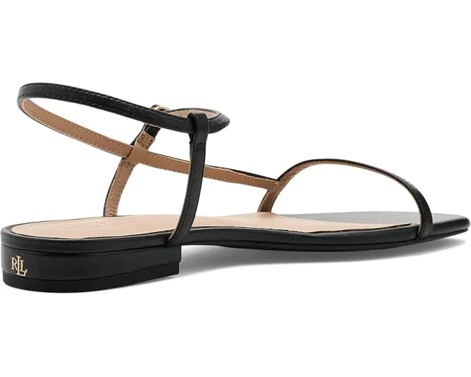 Сандалии Lauren Ralph Lauren Lainee из мягкой кожи Nappa с квадратным носком