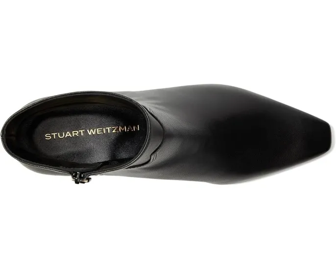 Ботинки Stassi Zip Bootie Stuart Weitzman с застежкой-молнией на устойчивом каблуке
