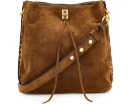 Сумка через плечо Darren из мягкой кожи с плоским дном и съемным ремнем