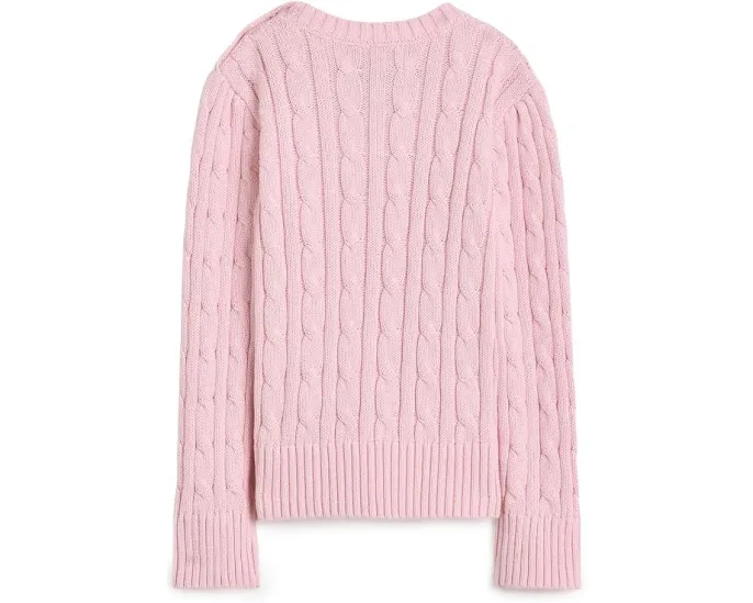 Детский джемпер Polo Ralph Lauren с косами из хлопка