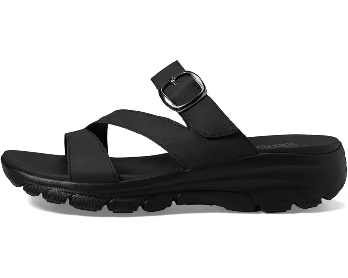 Сандалии Skechers Easy Going Slide On By с платформой и стелькой Yoga Foam