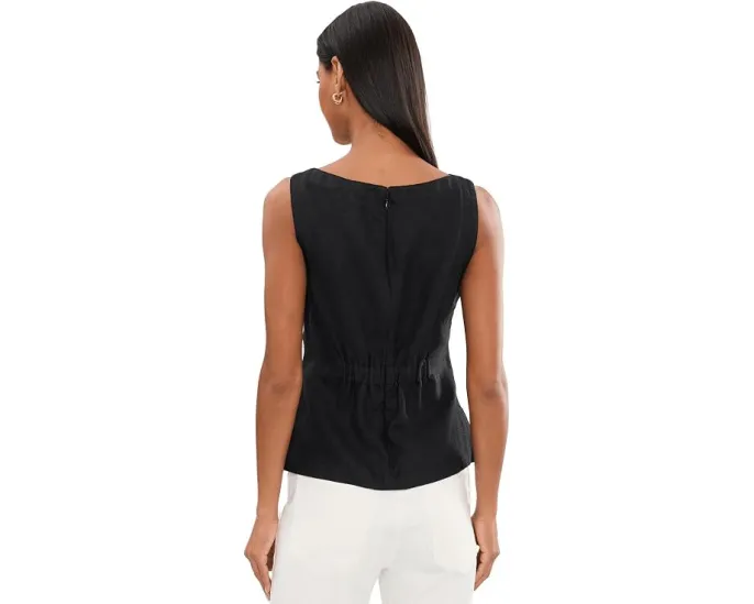 Топ Madewell New Boatneck Side Cinch Shell с лодочкой и цветочным принтом Estero L