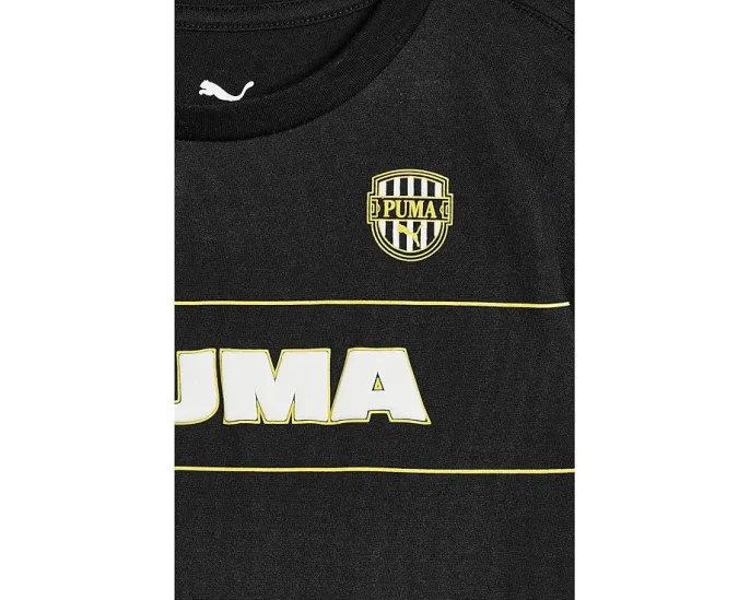 Детская футболка Puma Showtime Graphic с принтом Soccer 2026