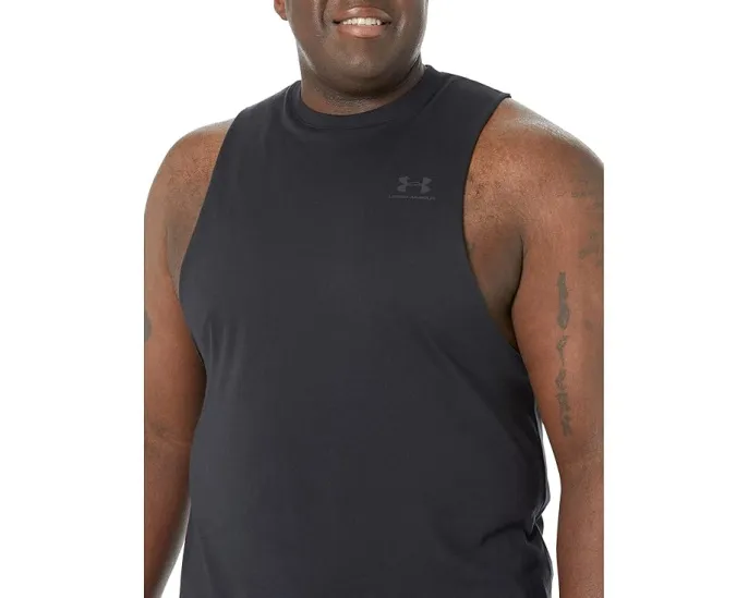 Мужской майка Under Armour Left Chest Cutoff с усиленной подвижностью