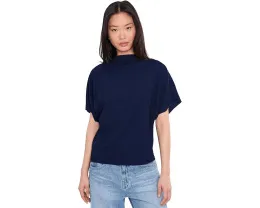 Блуза Vince Camuto с капюшоном-воронкой и короткими рукавами-фонариками