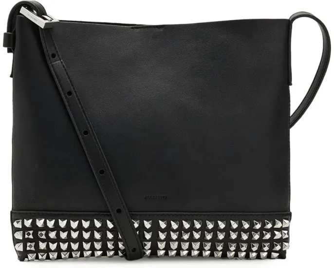 Мини-сумка AllSaints Asha Emb с тиснением и регулируемым ремнем