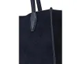 Сумка-тоут Madewell Suede Lexington из замши с кожаными ручками