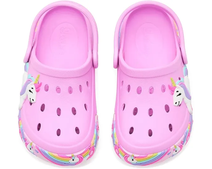 Детские сабо SKECHERS KIDS Summer Scene-Rainbow Wish с регулируемым ремешком