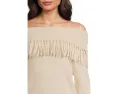 Свитер Splendid Simone с бахромой и широким вырезом