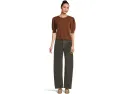 Брюки Madewell Balloon Pant из вельвета с завышенной талией