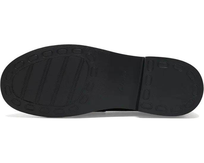 Лоферы Clarks Splend Edge из черной кожи