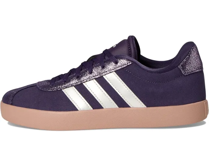Детские кроссовки VL Court 3.0 от adidas с текстильным верхом для повседневной носки