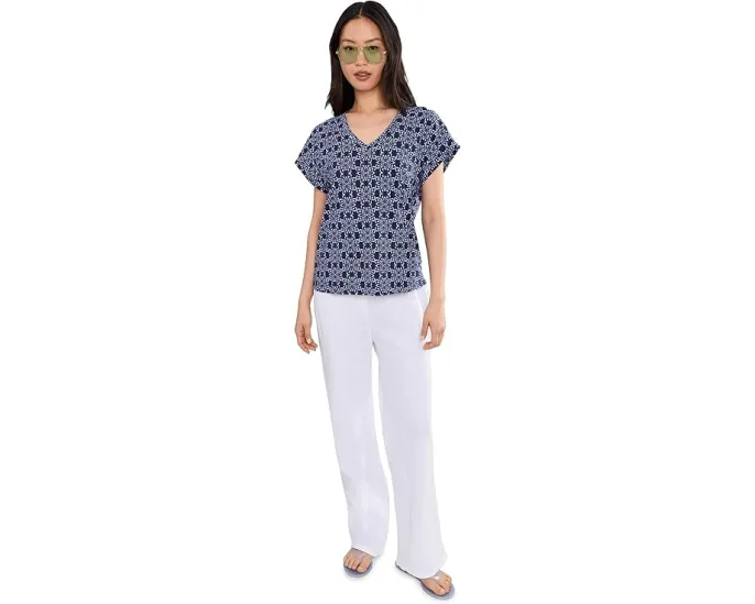 Футболка Kauai Coastal Tiles Tommy Bahama с принтом плитки
