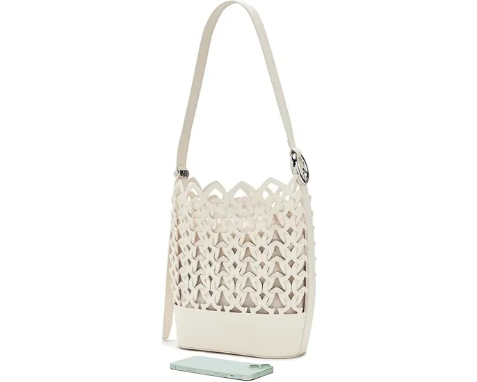 Сумка-ведро Halo Woven Leather Bucket из плетёной кожи от Kate Spade New York