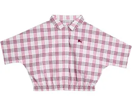 Burberry Kids блуза Maisie с воротником и короткими рукавами реглан