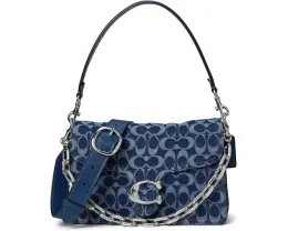 Сумка через плечо COACH Chain Tabby из денима Signature