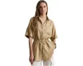 Туника Linen Roll-Tab Sleeve Tunic из льна с завязками Lauren Ralph Lauren