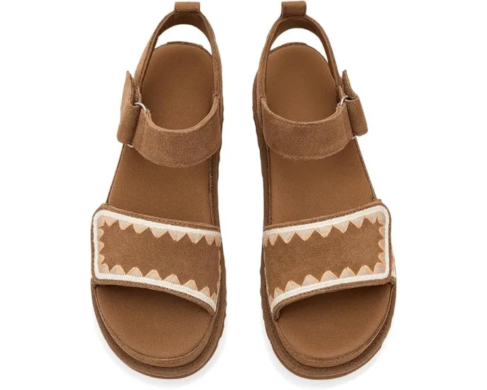 Сандалии UGG Goldenstar Artistitch с вышивкой и регулируемой лямкой