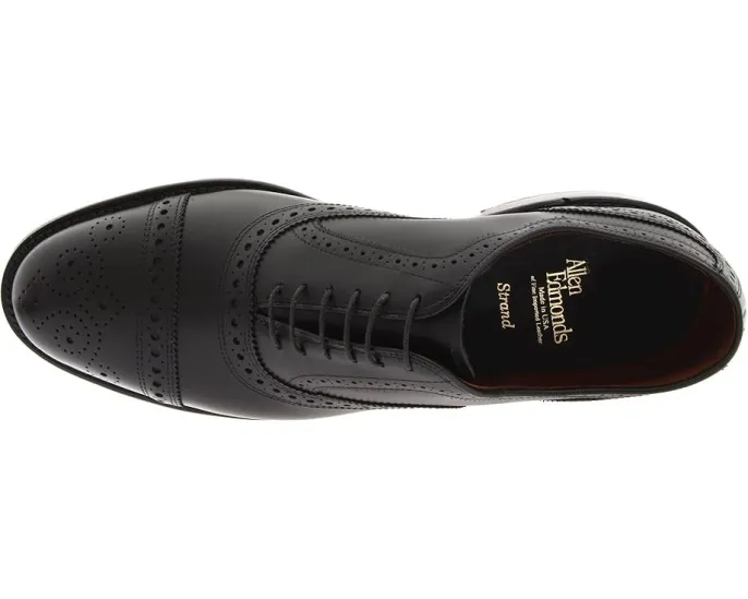 Оксфорды Allen Edmonds Strand с перфорацией и отделкой патina